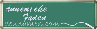 Annemieke Faden Visitenkarte
